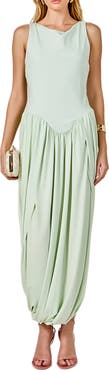 Endless Rose Contrast Sleeveless Flowy Maxi Dress