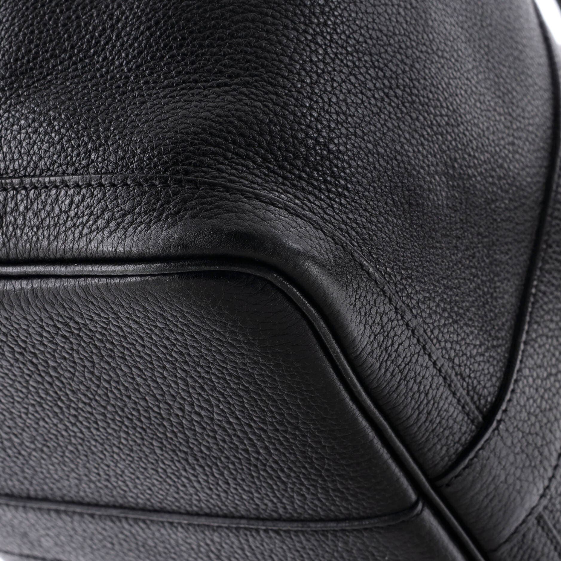 Pre-Owned Hermes Garden Party Tote Leather 36, Alternate, color, Noir