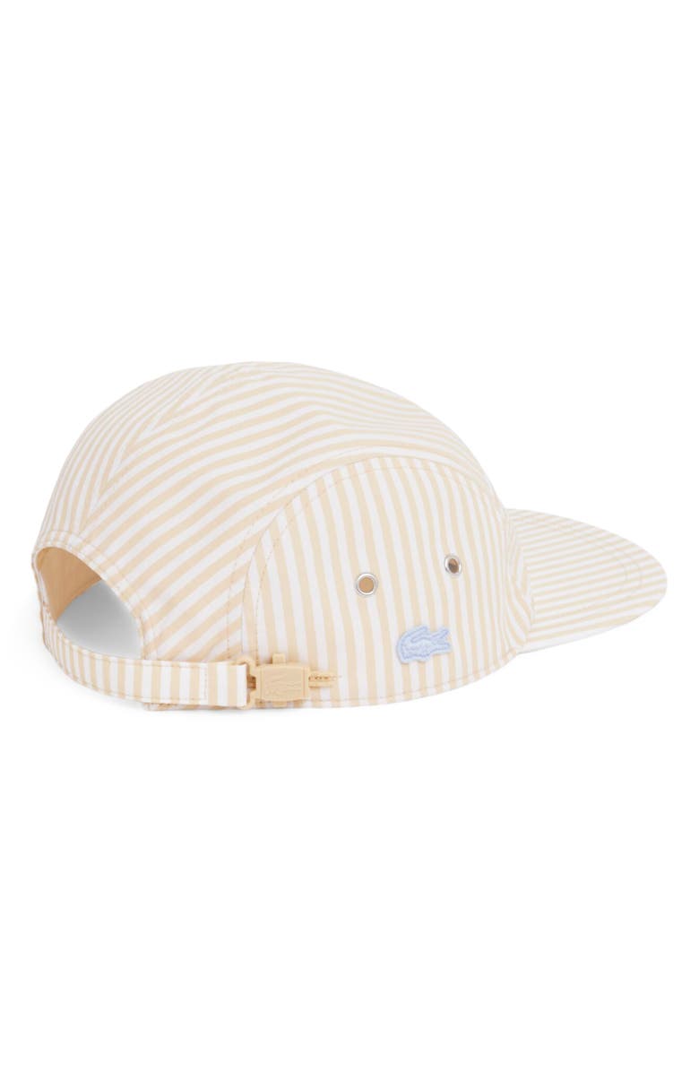 Lacoste Stripe Baseball Hat, Alternate, color, White/ Millet