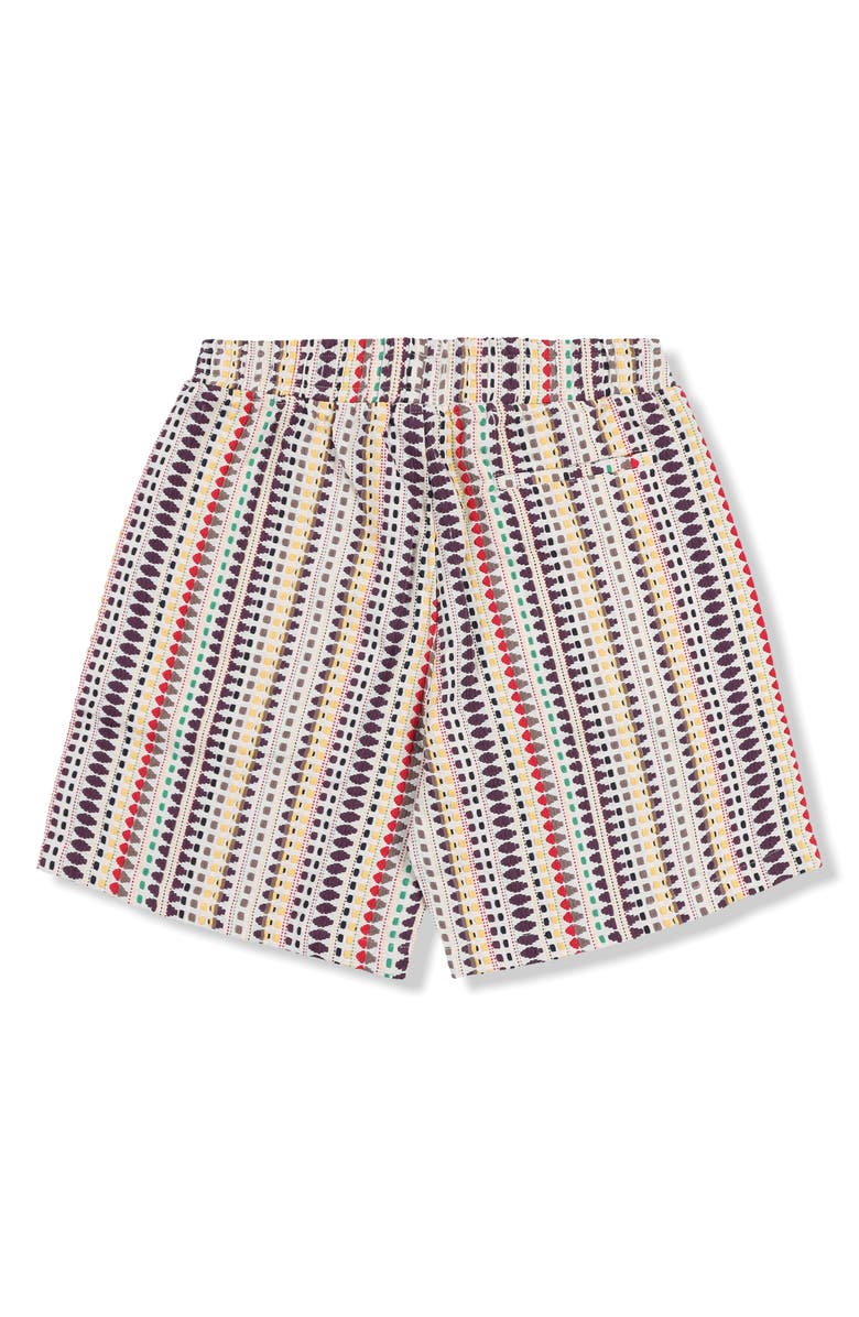 PLEASURES Stitch Embroidered Cotton Shorts, Alternate, color,