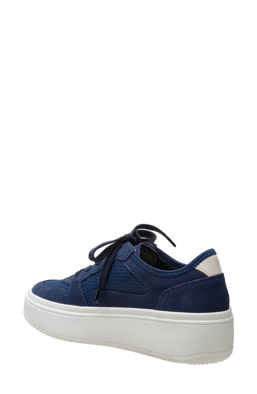 Linea Paolo Gains Platform Sneaker In Blue