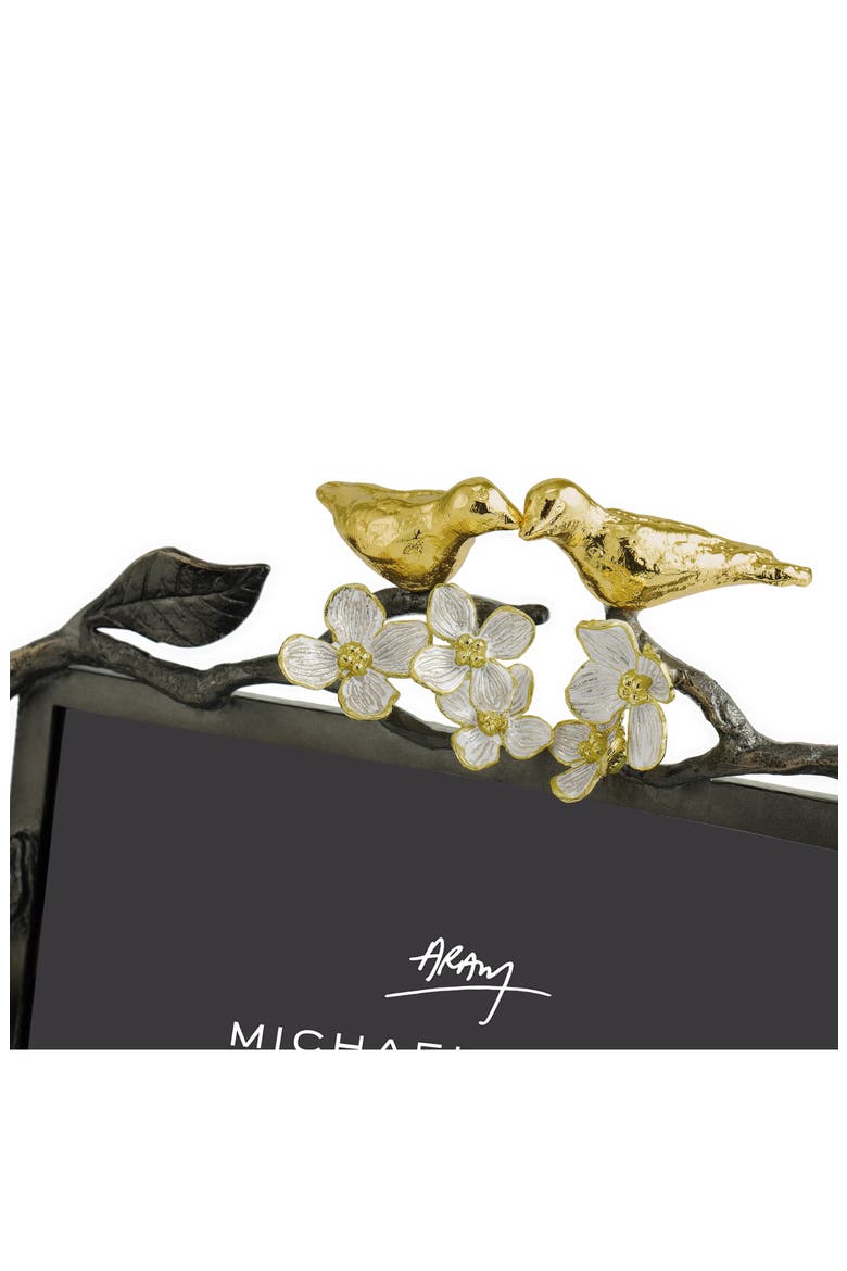 Lovebirds 5 x 7-Inch Picture Frame, Alternate, color, SILVER/ GOLD