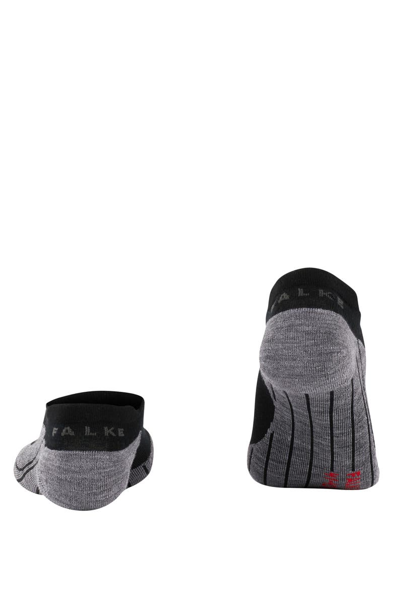 Falke TK5 Wander Invisible Hiking Socks, Alternate, color, Black-Mix