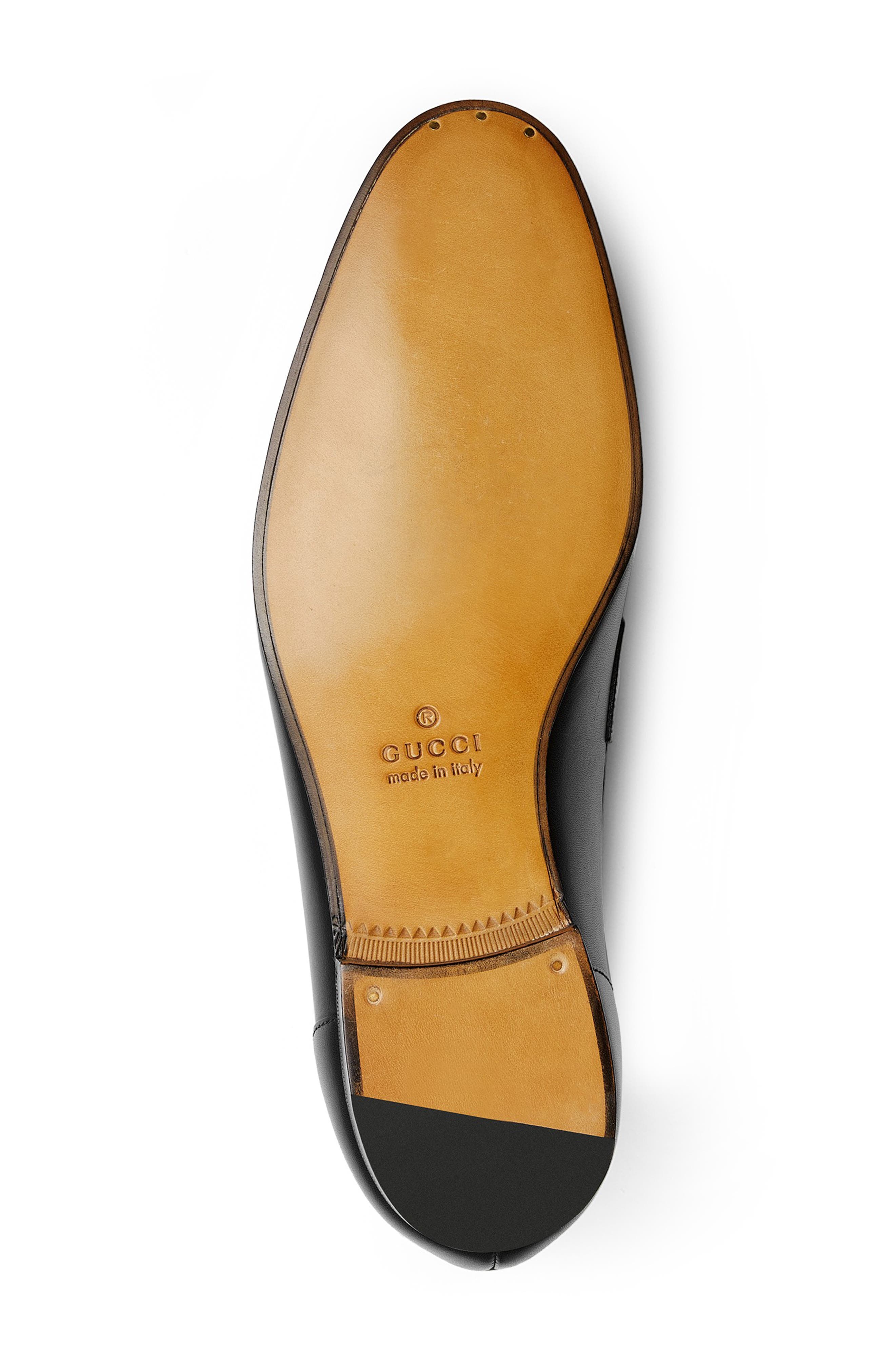 Gucci Jordaan Bit Loafer, Alternate, color, Black