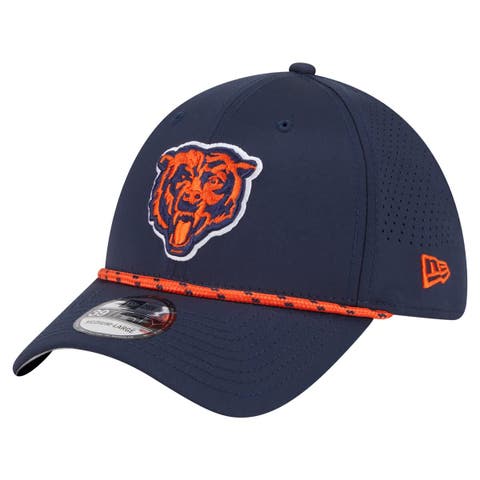 Men's New Era Navy Chicago Bears Perforated 39THIRTY Flex Hat