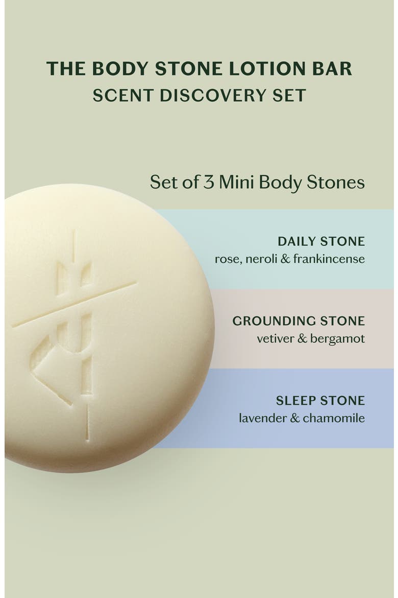 The Body Stone Set of 3 Mini Sampler $42 Value, Alternate, color, NO COLOR