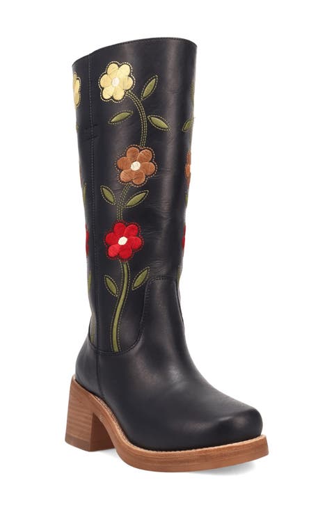 Bloom Embroidered Boot (Women)