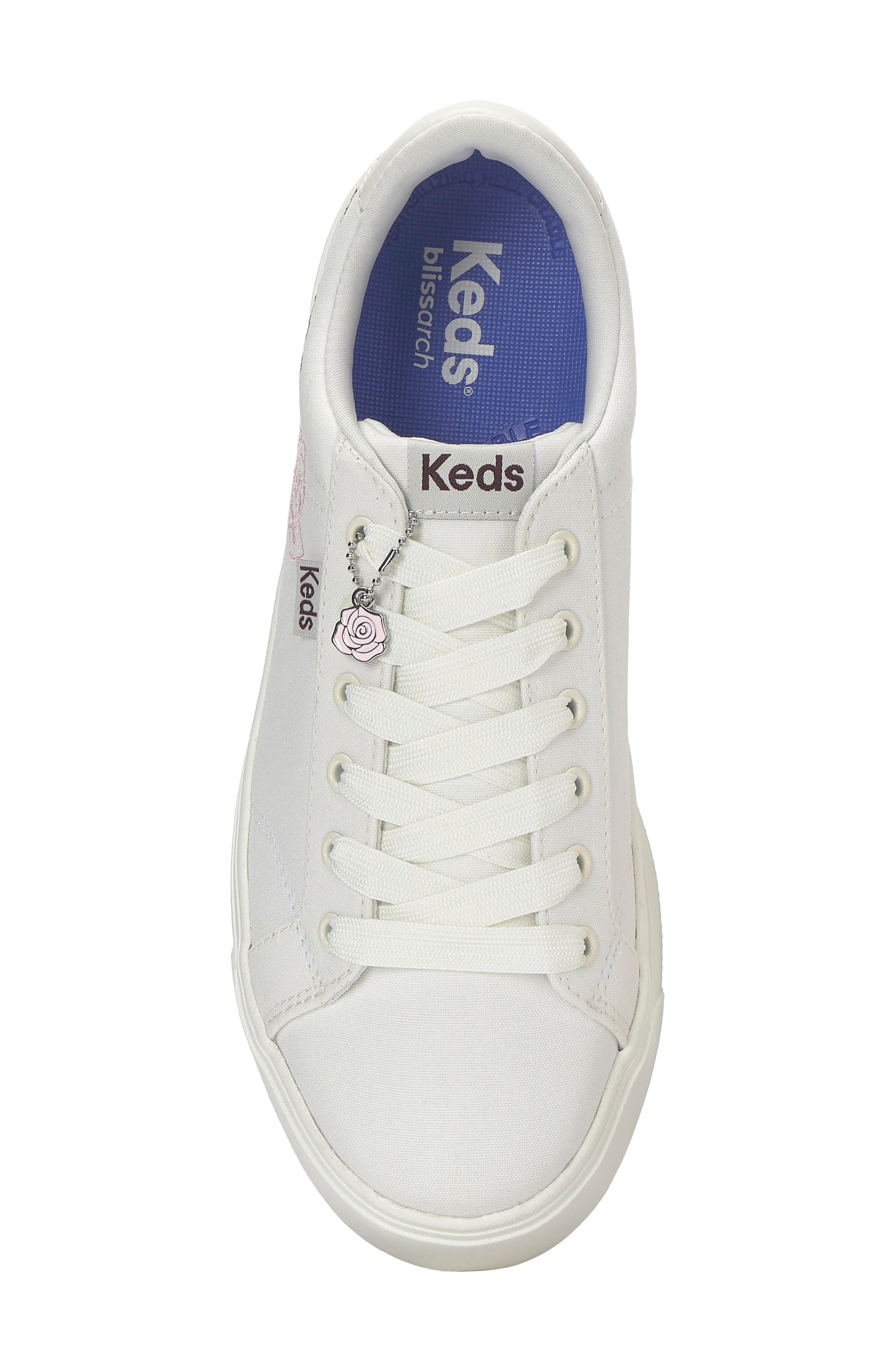 Keds<sup
®</sup
 Park Platform Sneaker, Alternate, color, Snow White