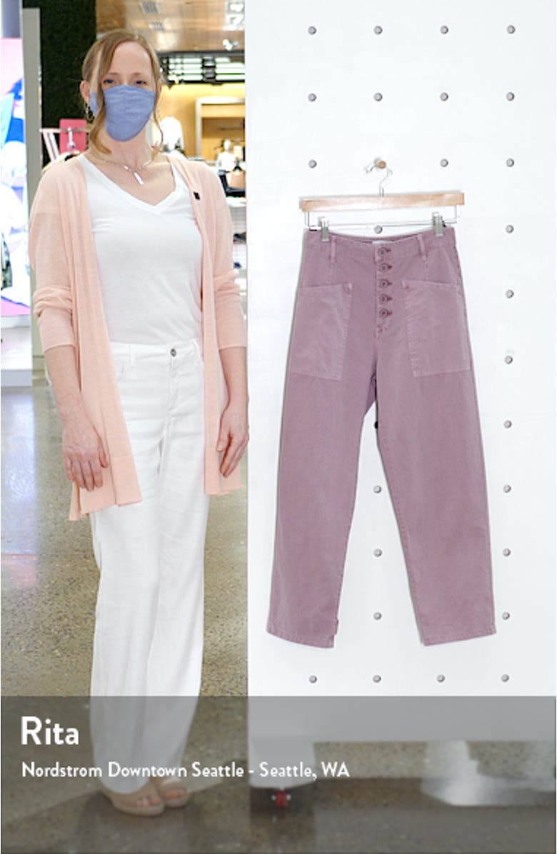 Tammy Button Fly High Waist Ankle Bootcut Jeans, sales video thumbnail