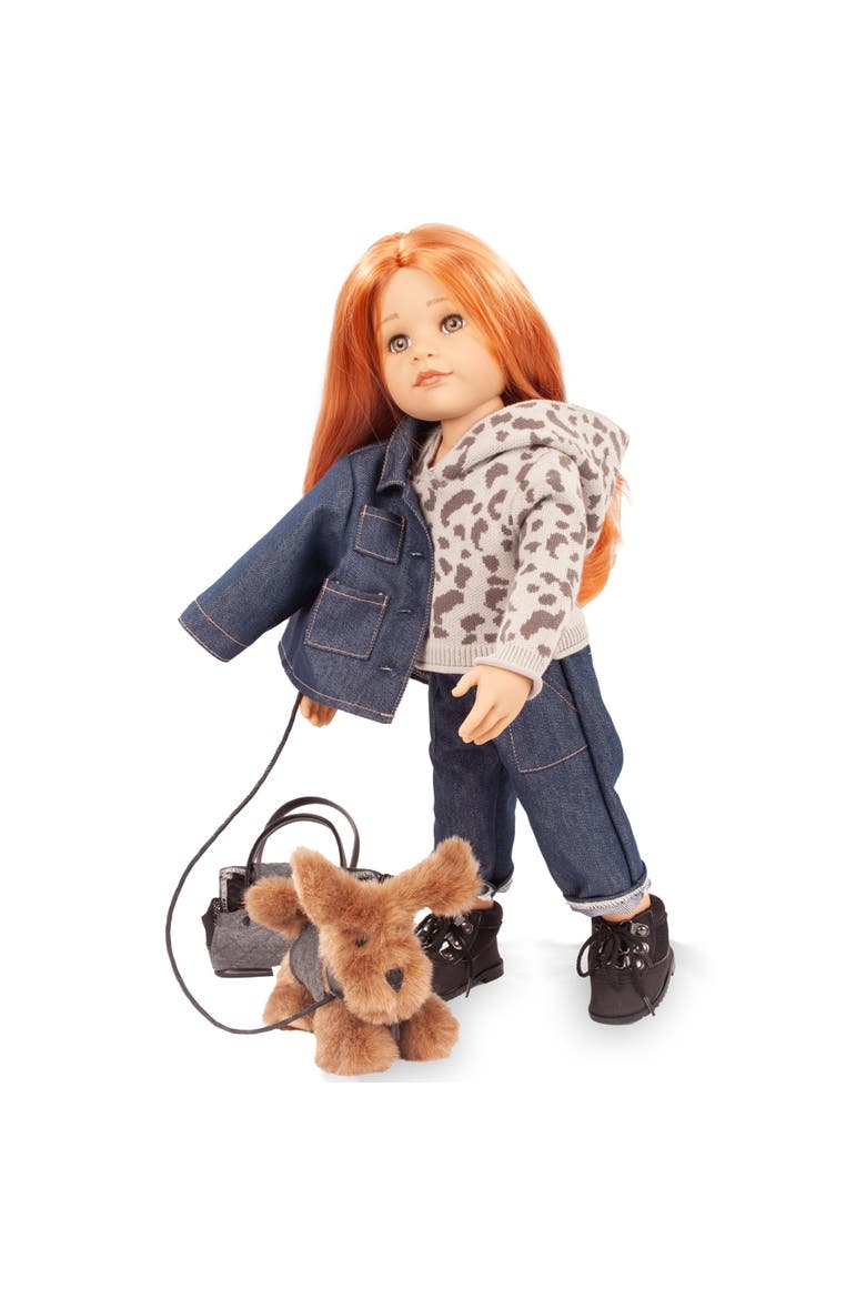 Hannah & Her Dog Polly - 19.5" Standing Poseable Doll Set, Kids 3+, Alternate, color, Multicolored