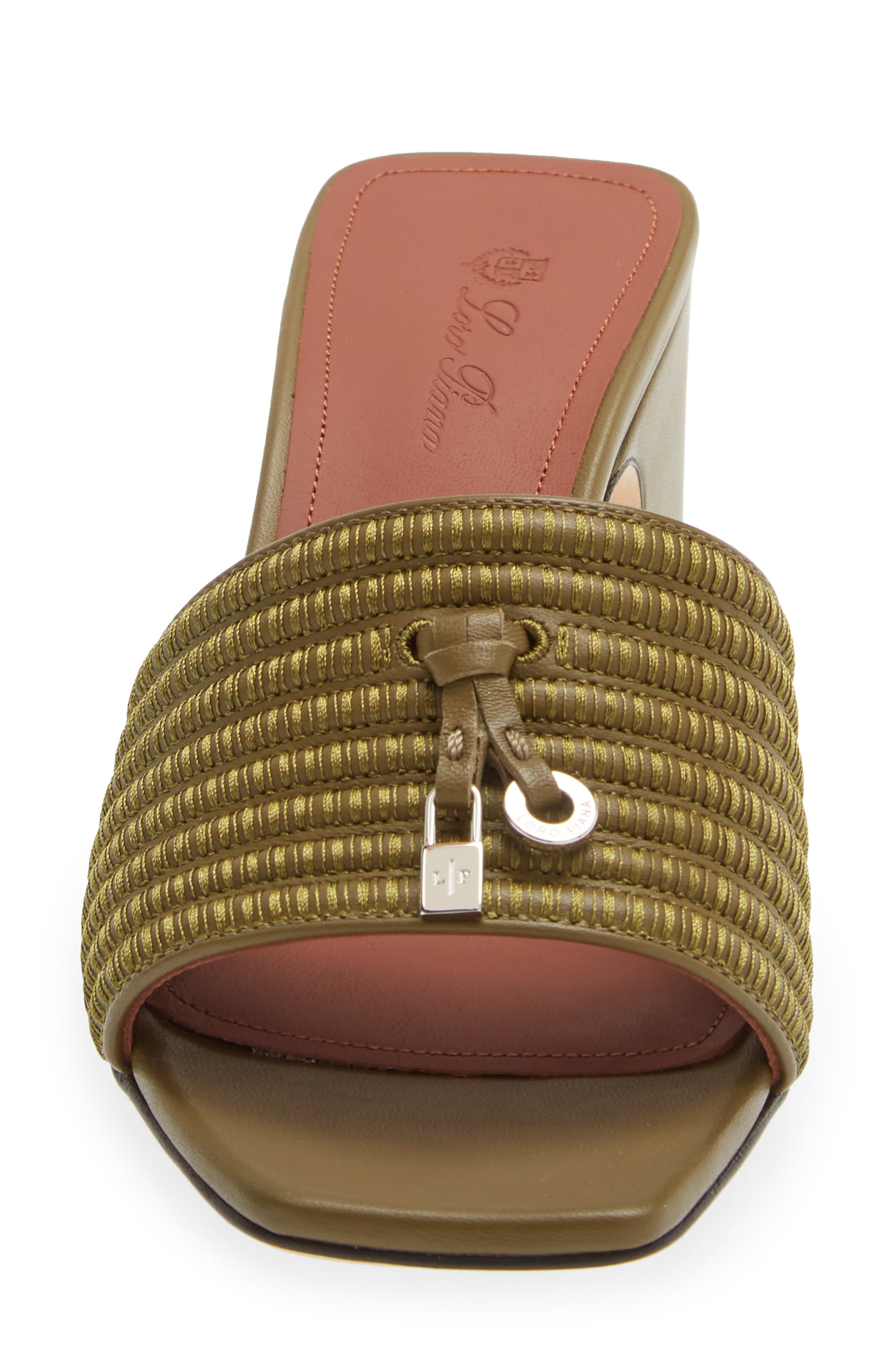 Loro Piana Spritely Charms Block Heel Sandal, Alternate, color, 