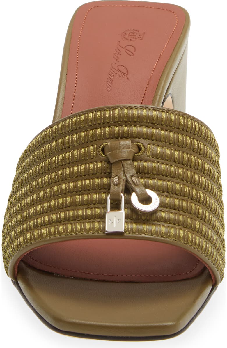 Loro Piana Spritely Charms Block Heel Sandal, Alternate, color,