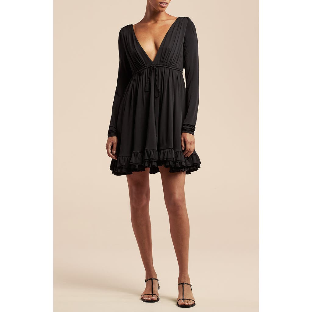 REBECCA TAYLOR REBECCA TAYLOR BABYDOLL LONG SLEEVE DRESS