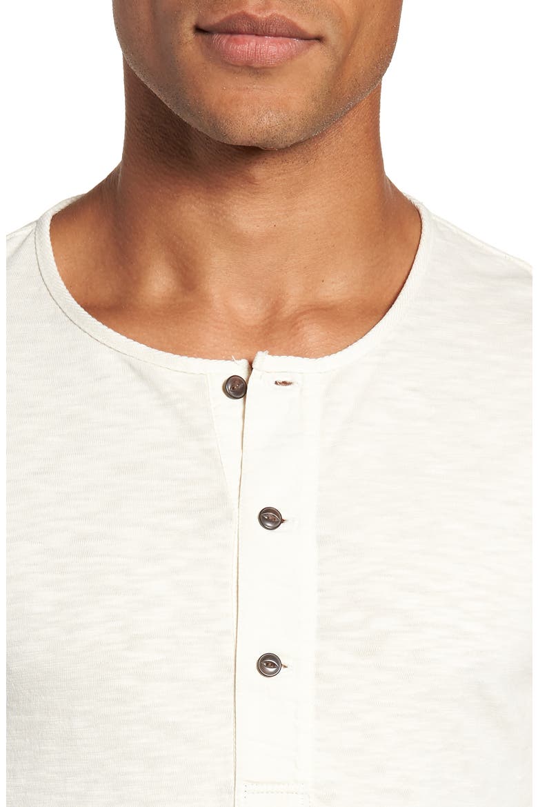 Slubbed Long Sleeve Henley, Alternate, color, BUTTERCREAM