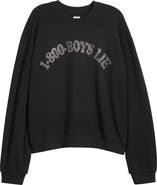 BOYS LIE 1-800 Kara Cotton Graphic Sweatshirt