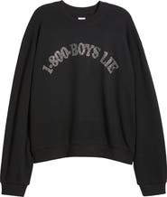 BOYS LIE 1-800 Kara Cotton Graphic Sweatshirt
