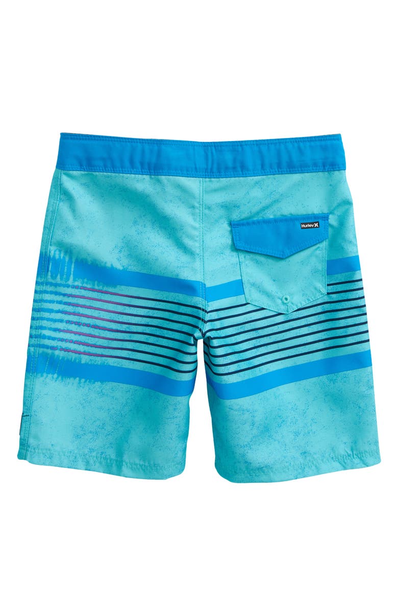 Hurley Kids' Gradient Stripe Board Shorts, Alternate, color,