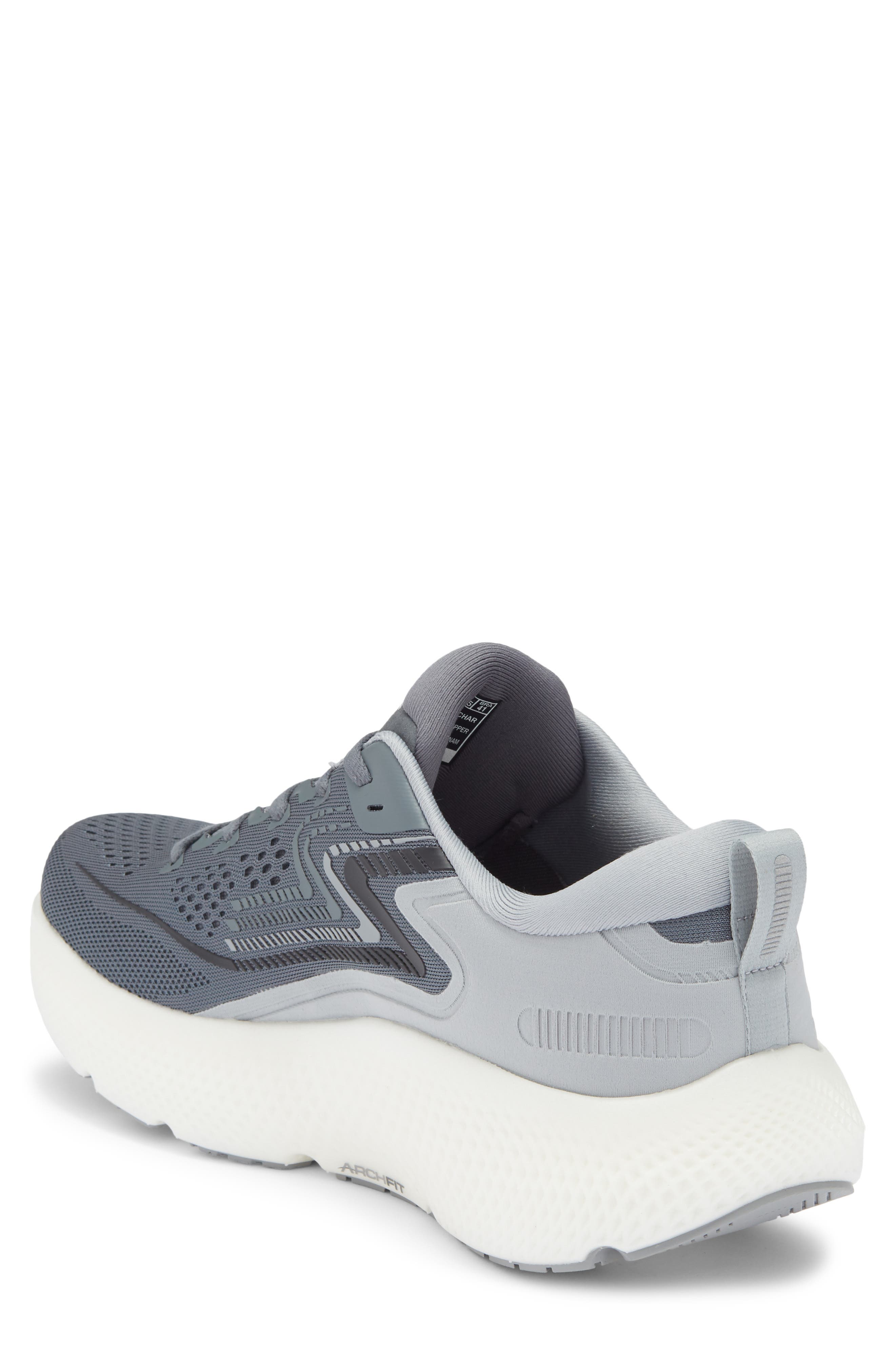 GO RUN Max Road 6 Running Shoe, Alternate, color, CHARCOAL