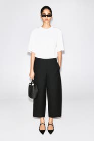 COS Double-faced Barrel-leg Pants