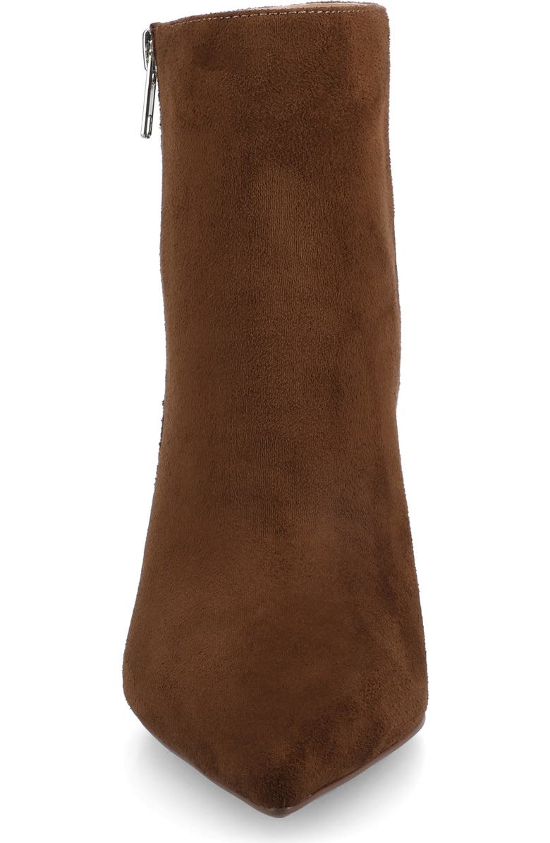 Journee Collection Leyna Zip Boot - Wide Width Available, Alternate, color, Chocolate