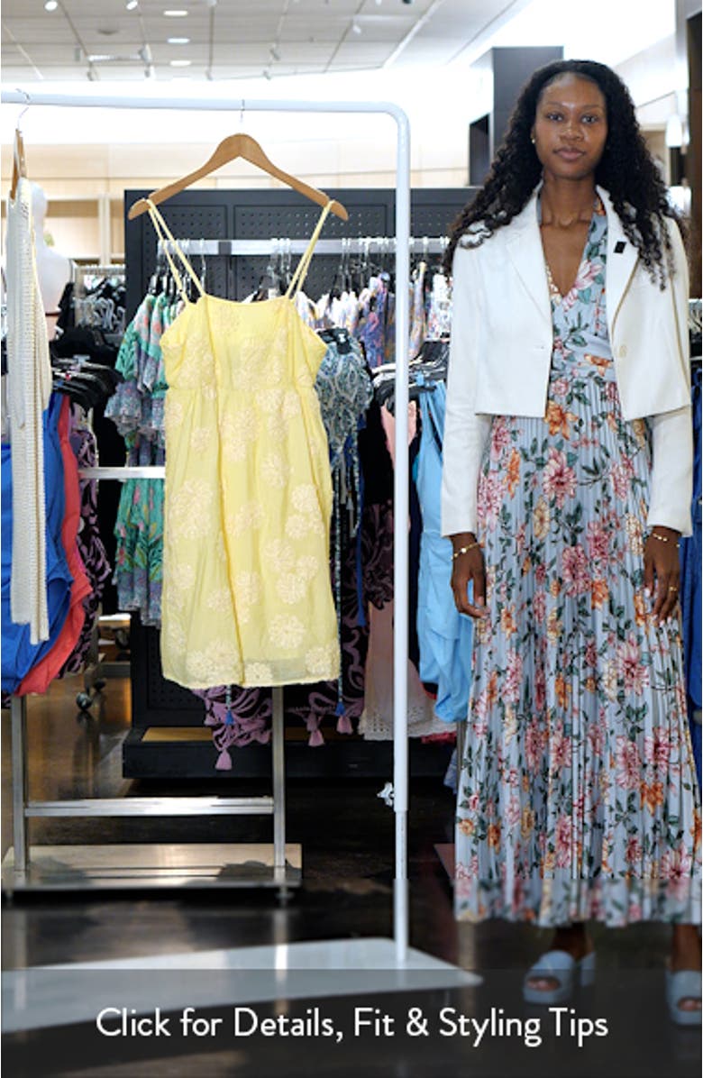 Giana Embroidered Minidress, sales video thumbnail