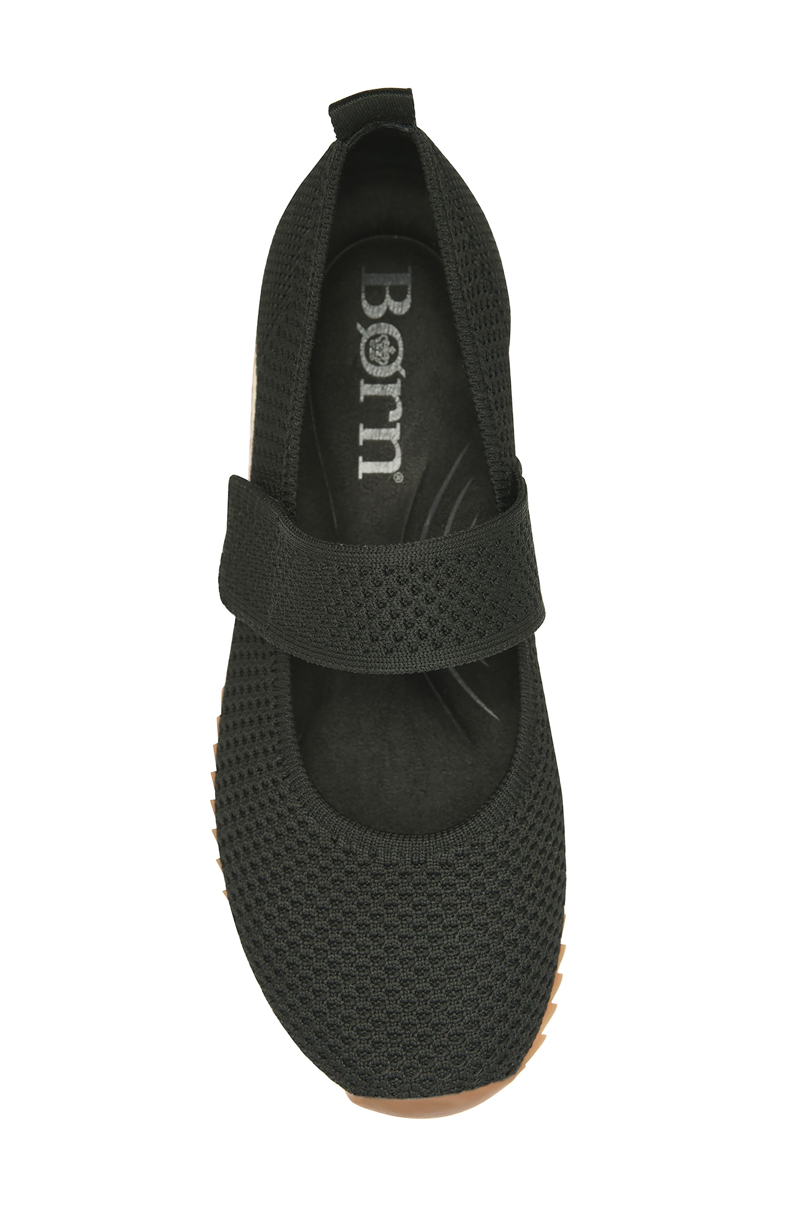 Børn Newbury Jane Sneaker, Alternate, color, Black Knit Fabric