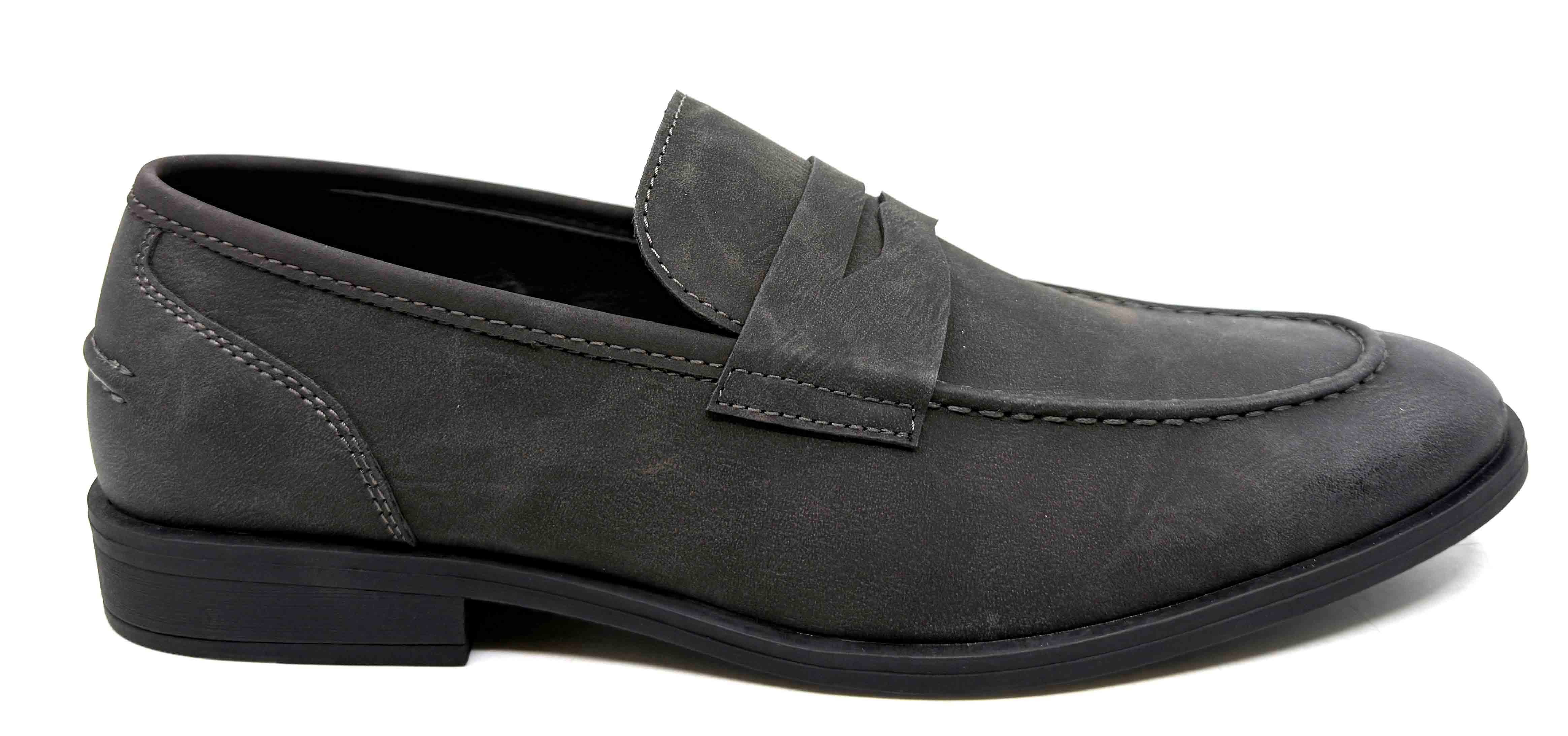 Uncut Spartan Loafer, Main, color, Black Nubuck Pu