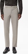 MANGO Slim Fit Thermolite® Flat Front Pants