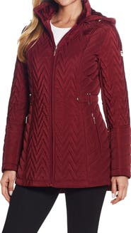 Gallery Hooded Quilted Jacket