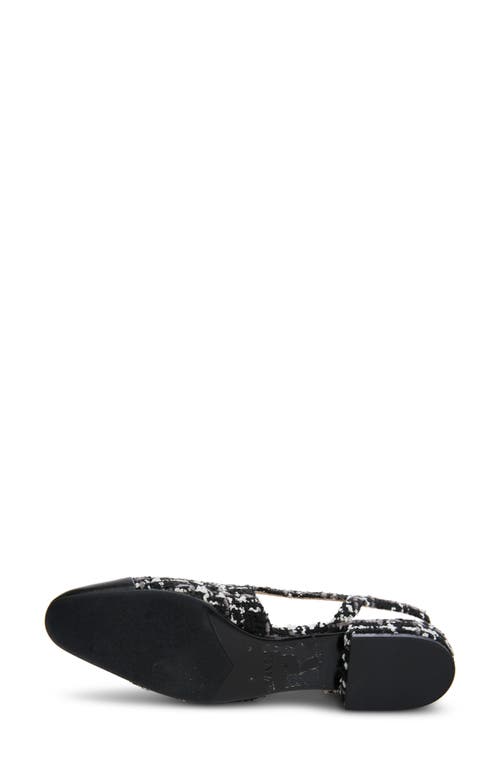 Vaneli Tisha Cap Toe Slingback Flat In Black