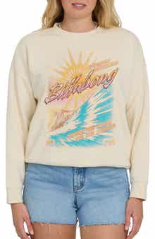 Echo Oversize Fleece Graphic Sweatshirt