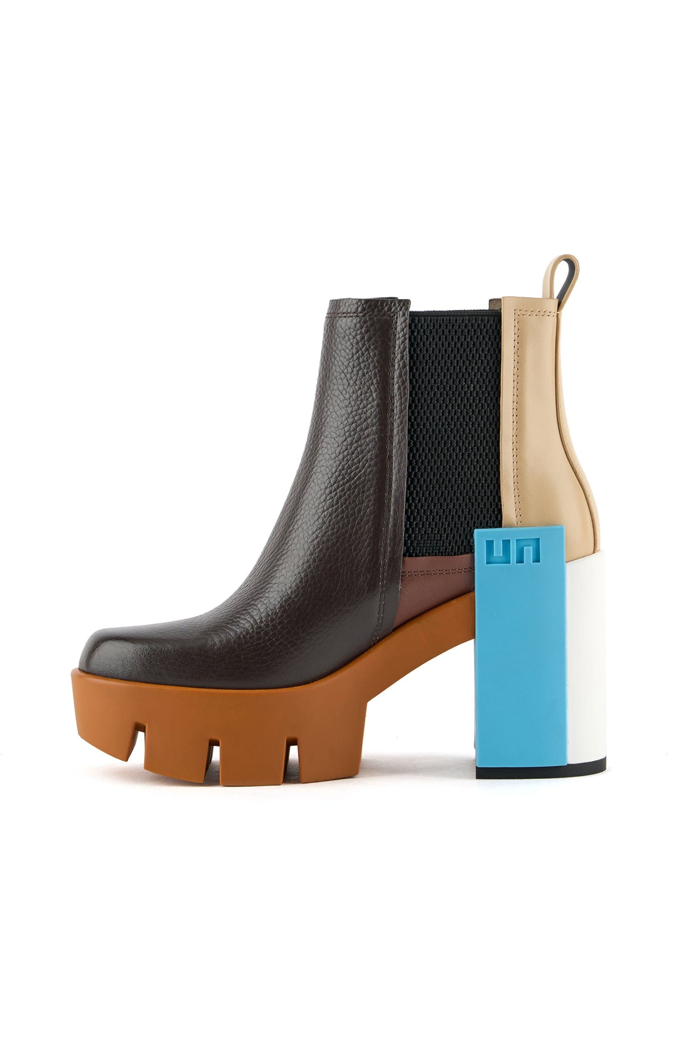 United Nude Grip Chelsea Mid IV Boot, Alternate, color, Coffee Mix