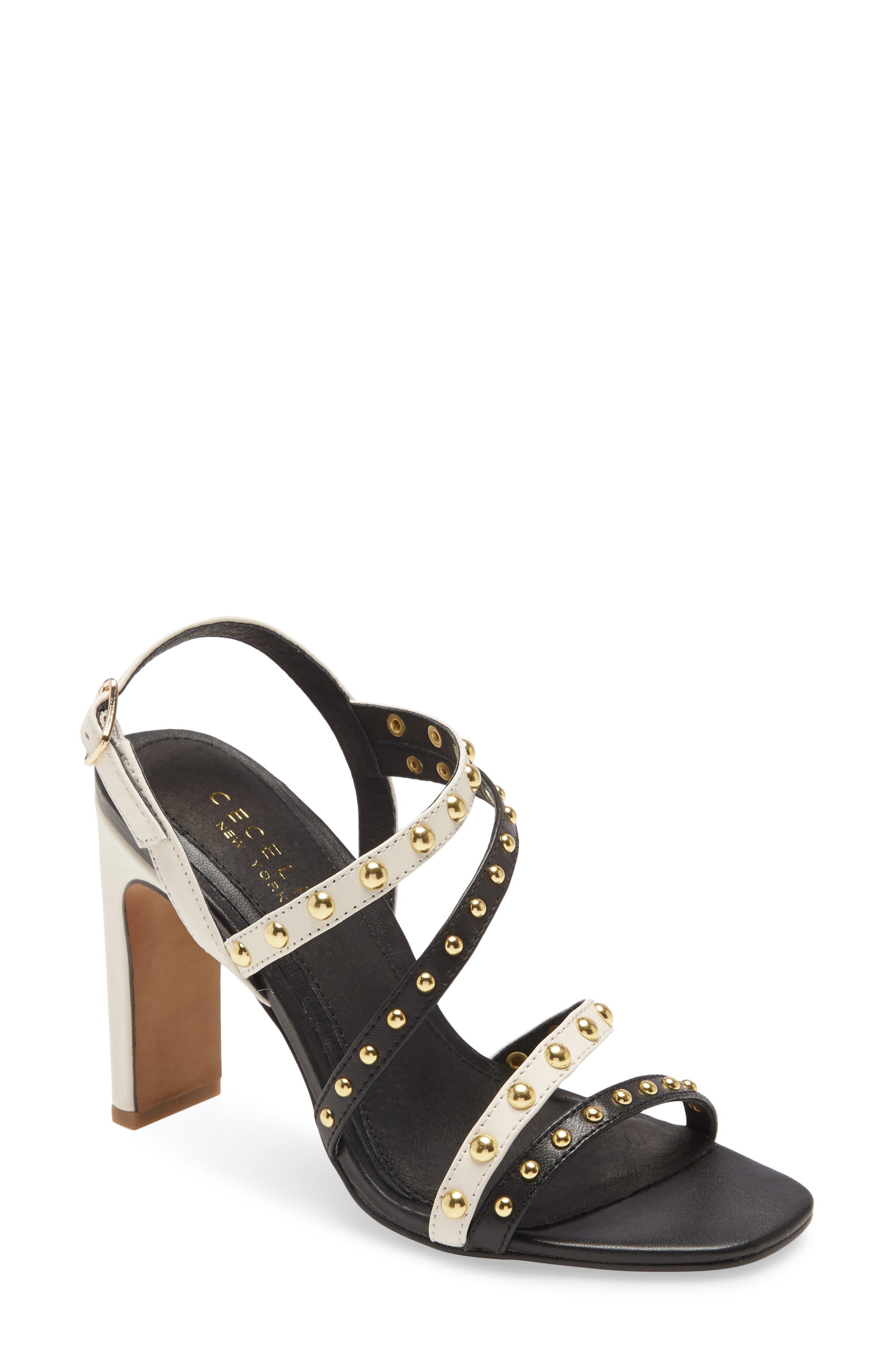 Cecelia New York Vanessa Studded Sandal, Main, color, 