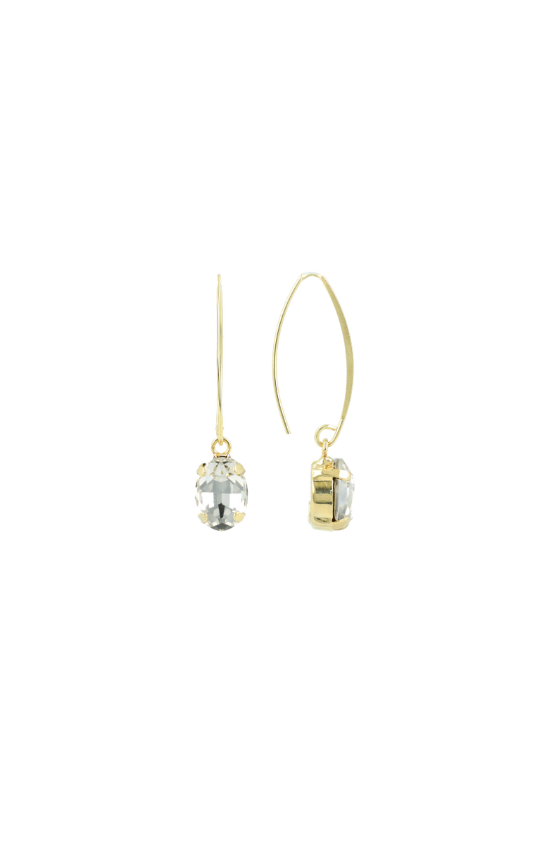 LOTT.gioielli CE SW Oval Strass Pendant S - Crystal #115-G, Main, color, Crystal