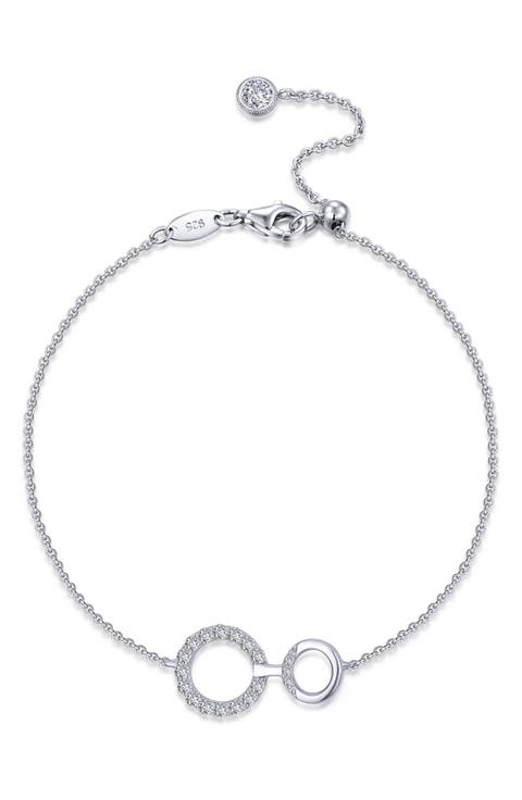 Interlocking Circles Pendant Bracelet