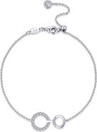 Lafonn Interlocking Circles Pendant Bracelet