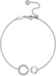 Lafonn Interlocking Circles Pendant Bracelet