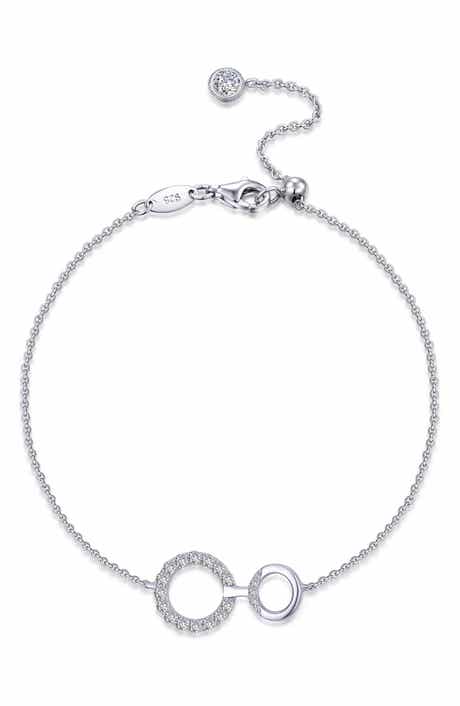 Lafonn Interlocking Circles Pendant Bracelet