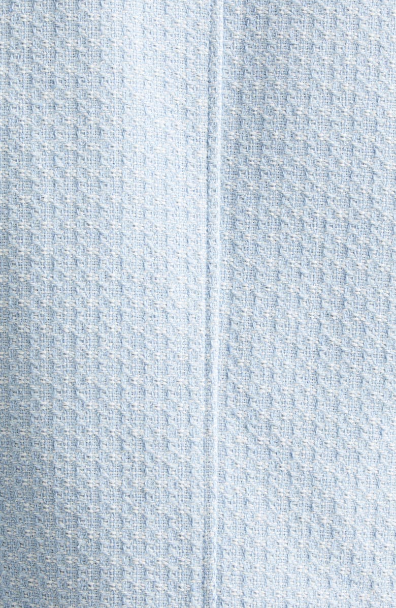 Cinq à Sept Deva Cotton Blend Birdseye Tweed Jacket, Alternate, color, Bluebell Mist/ White