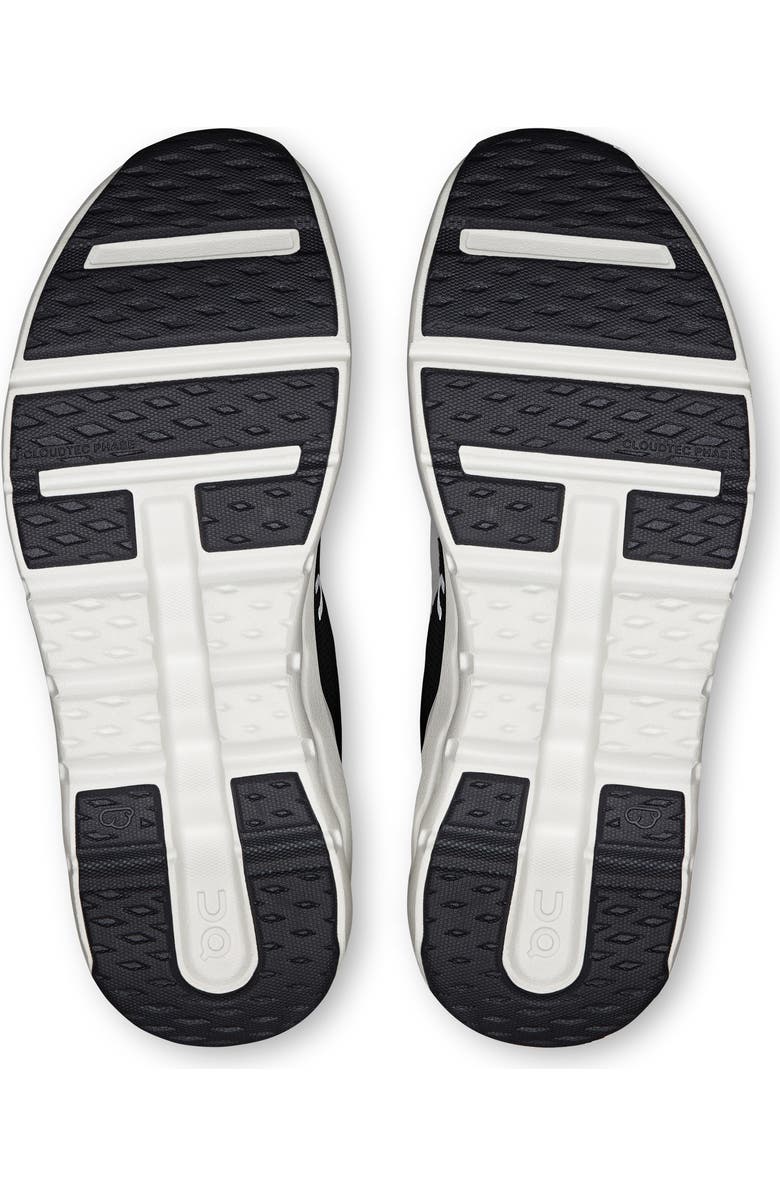 On Kids' Cloudleap Sneaker, Alternate, color, Black/ White