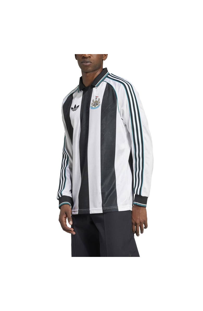 adidas Originals Men's adidas Originals White Newcastle United Lifestyler Long Sleeve Jersey, Alternate, color, 