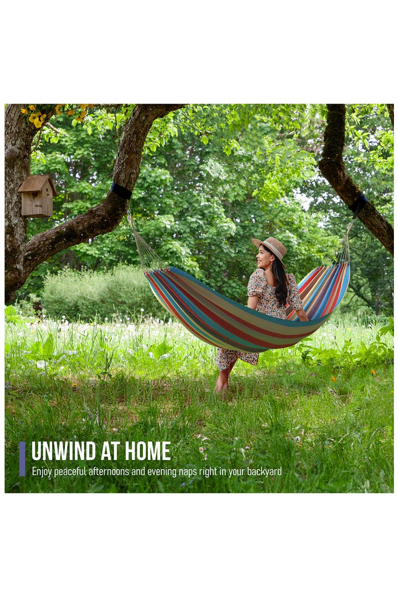 Double Hammock, Alternate, color, MULTI RED