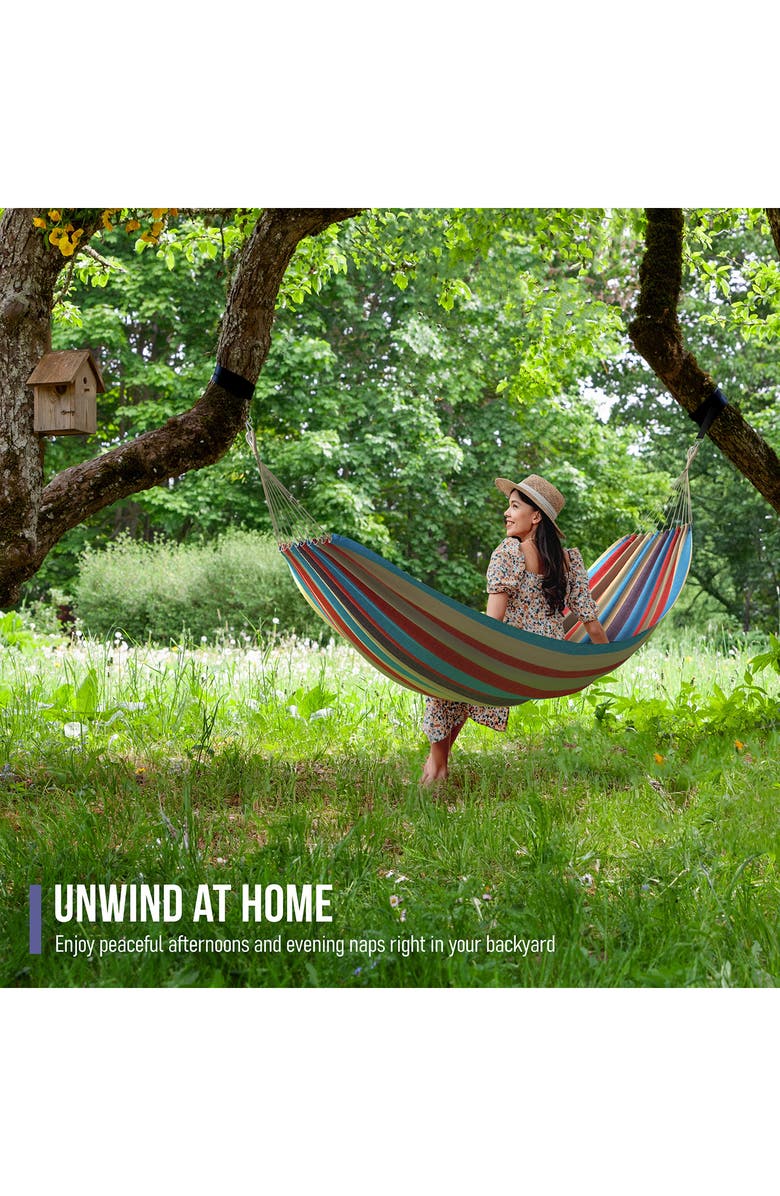 SORBUS Double Hammock, Alternate, color, Multi Red