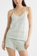BP. Open Stitch Cotton Tank