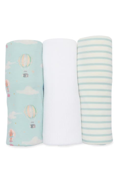 3-Pack Assorted Hot Air Balloon Blankets (Baby)