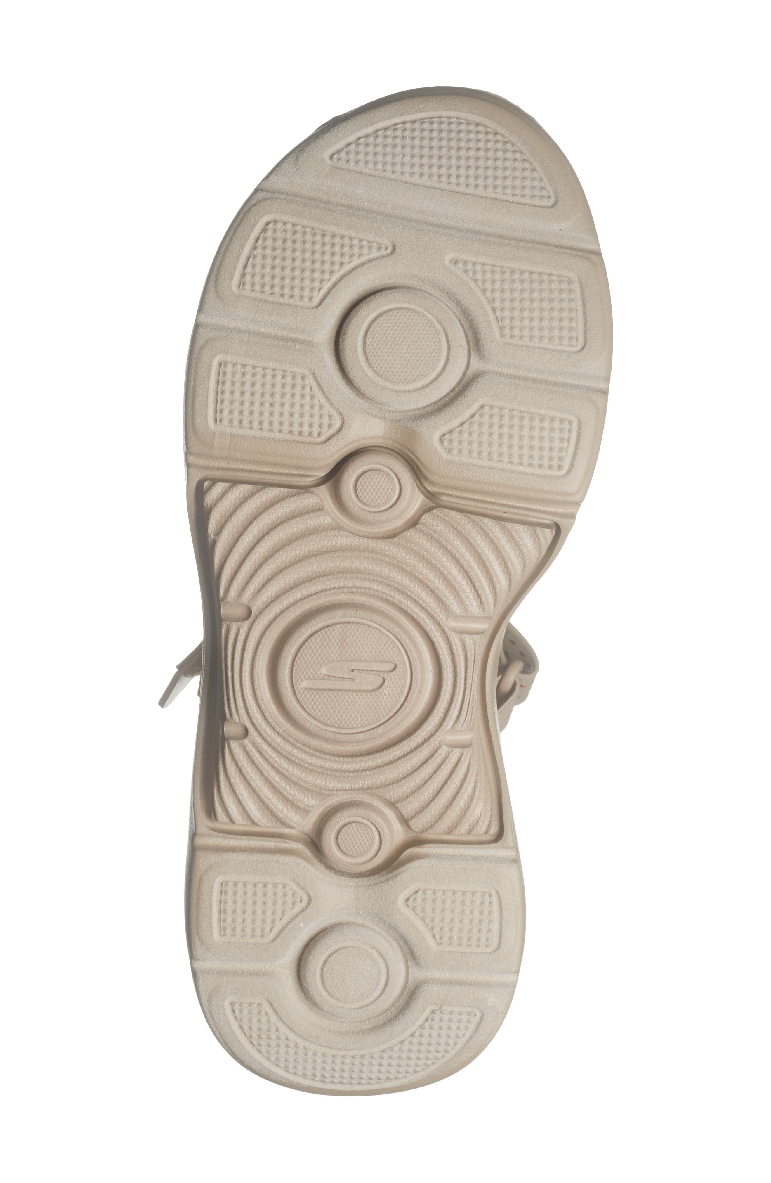 SKECHERS Go Walk Arch Fit Slip-On Sandal, Alternate, color, Taupe