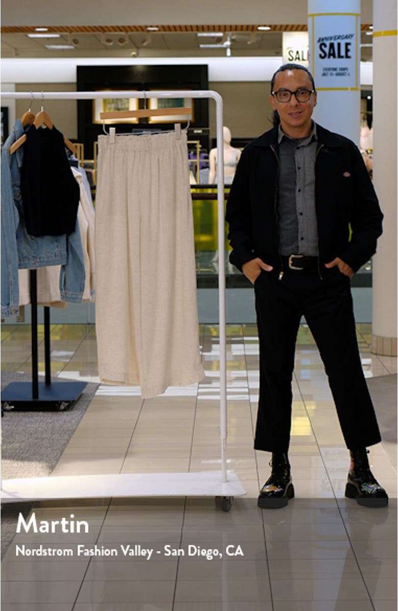 Eleanor Wide Leg Linen Pants, sales video thumbnail