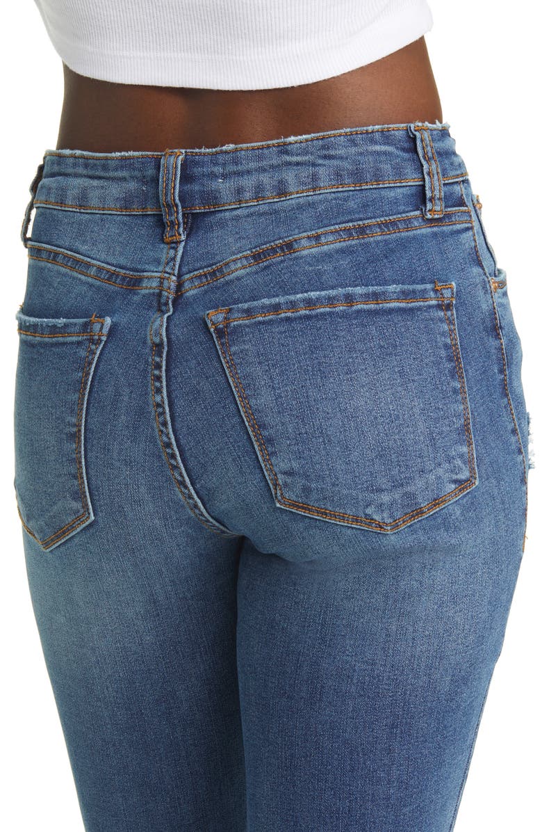 STS Blue Erin High Waist Chew Hem Slim Jeans, Alternate, color, Ainsworth