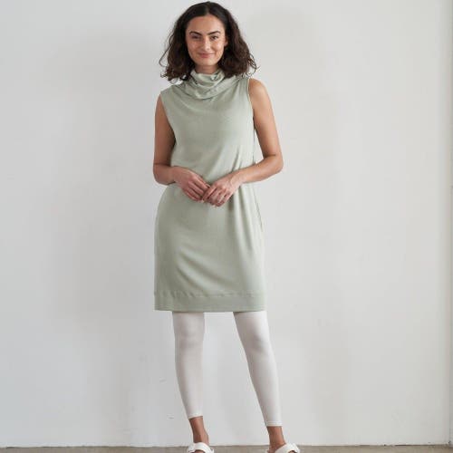 Eavolu Kakadu Sleeveless Tunic/dress In Fern