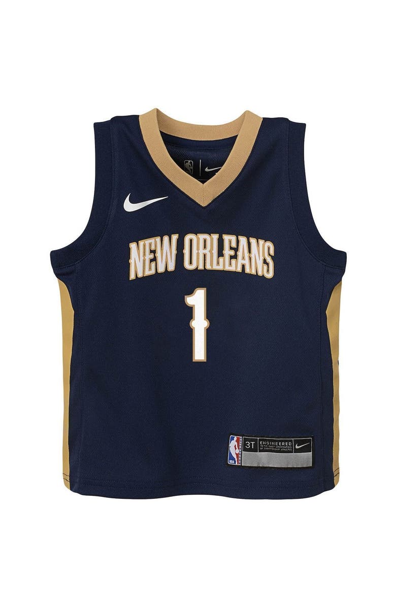 Nike Toddler Nike Zion Williamson Navy New Orleans Pelicans Replica Jersey - Icon Edition, Alternate, color, Navy